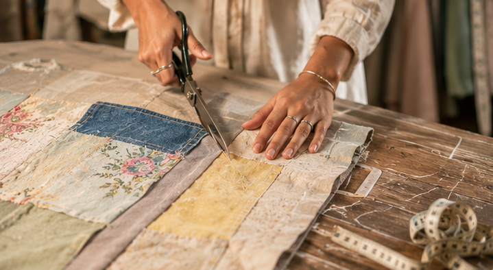 Cutting and transforming the original garment